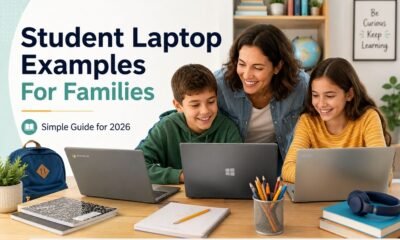 student laptop examples for families